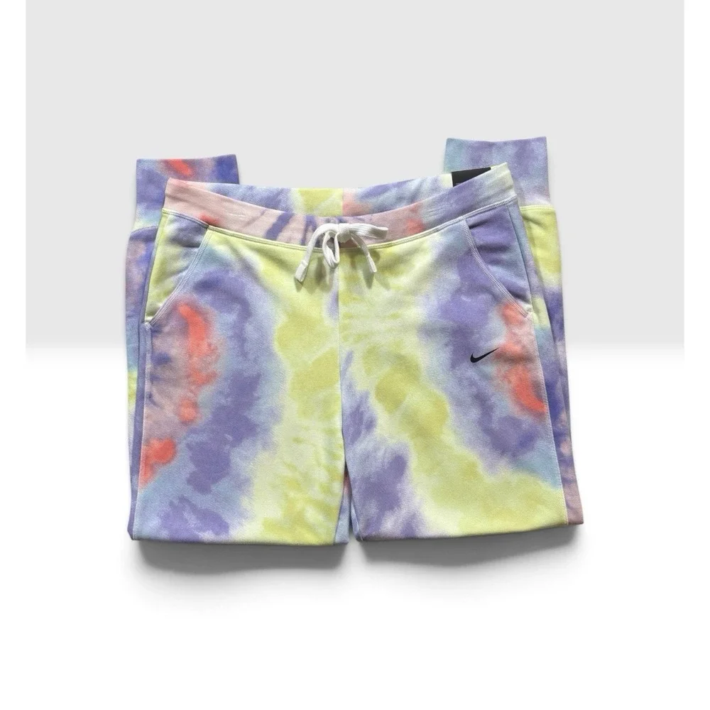 Nike Womens Dri-Fit Get Fit Tie-Dye Gym Training Pants Pastel Sz Medium NWT 2183